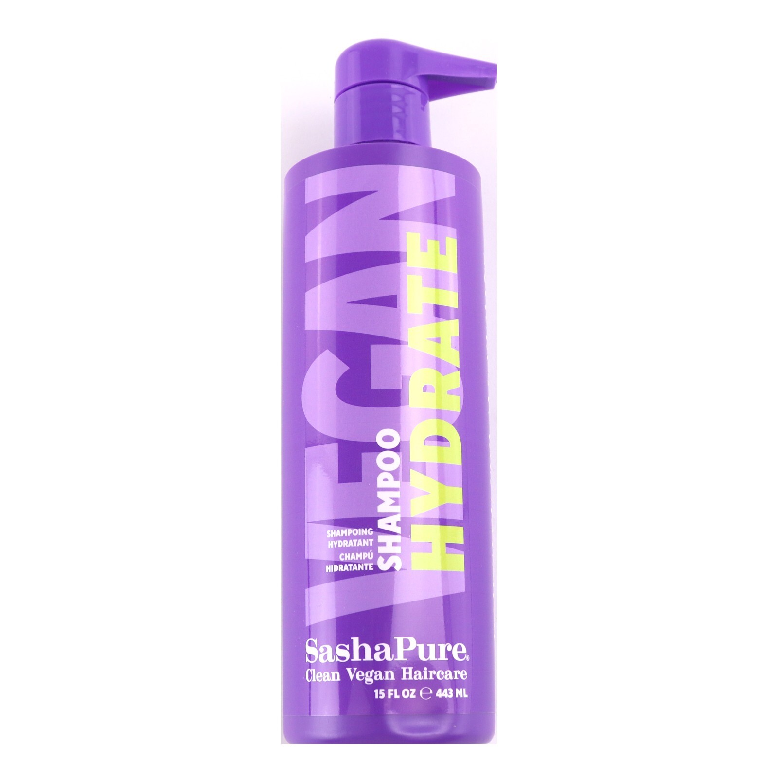 Sasha Pure Hydrate Shampoo 15oz – Moisturizing & Nourishing Hair Cleanser