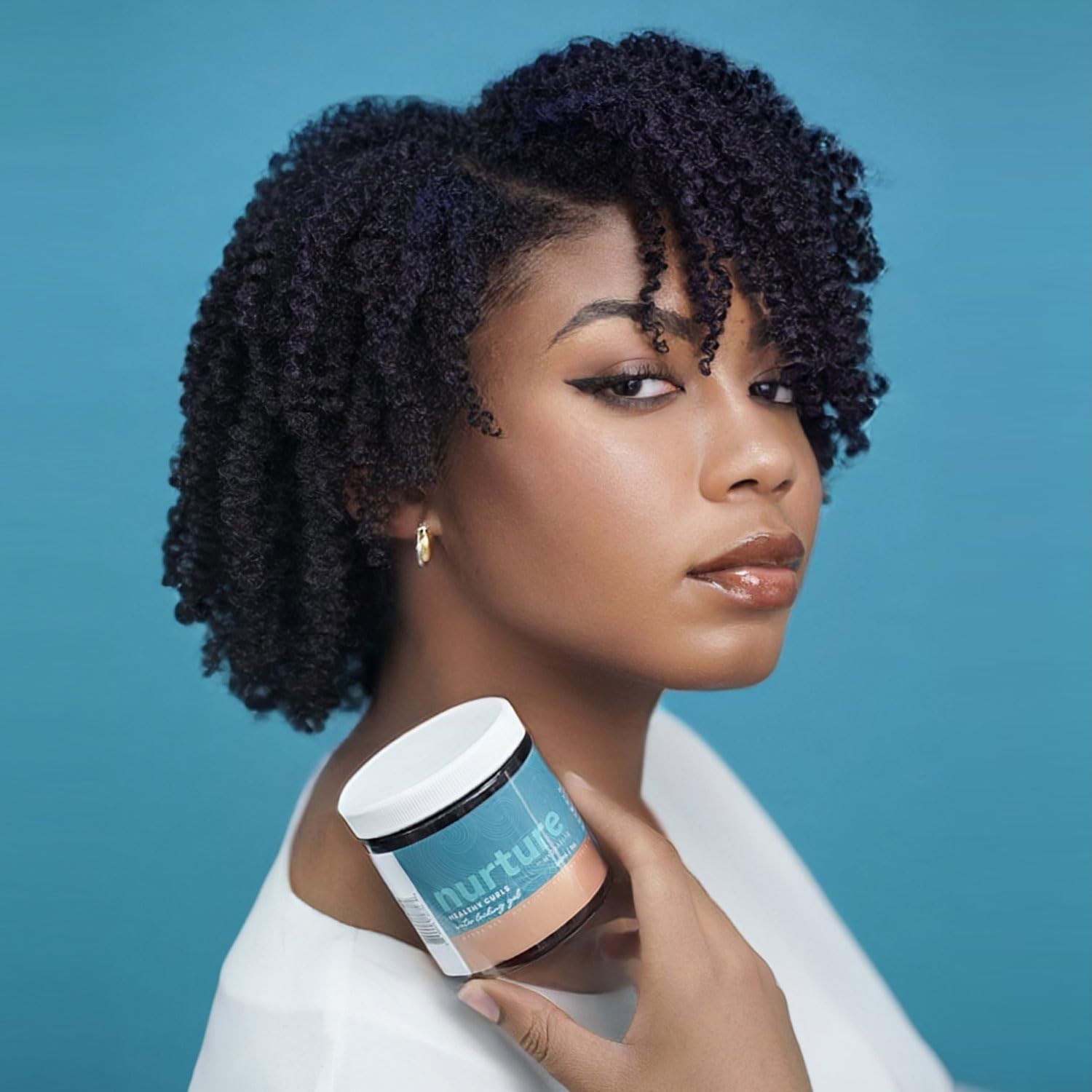 Hydrating Curl Gel – Water-Locking Styling Product for Wavy & Curly Hair, Curl A