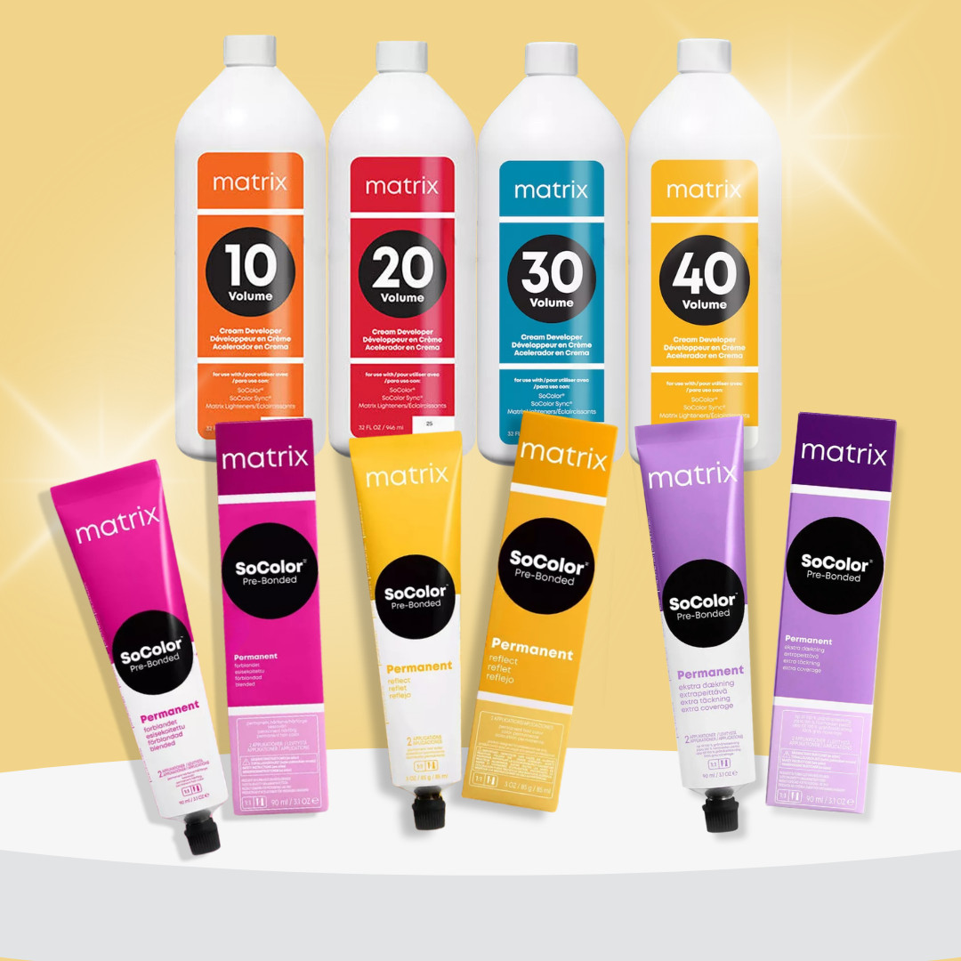 MATRIX SO Color Permanent Color 3oz/ Developer 16&32 oz (CHOOSE YOURS)