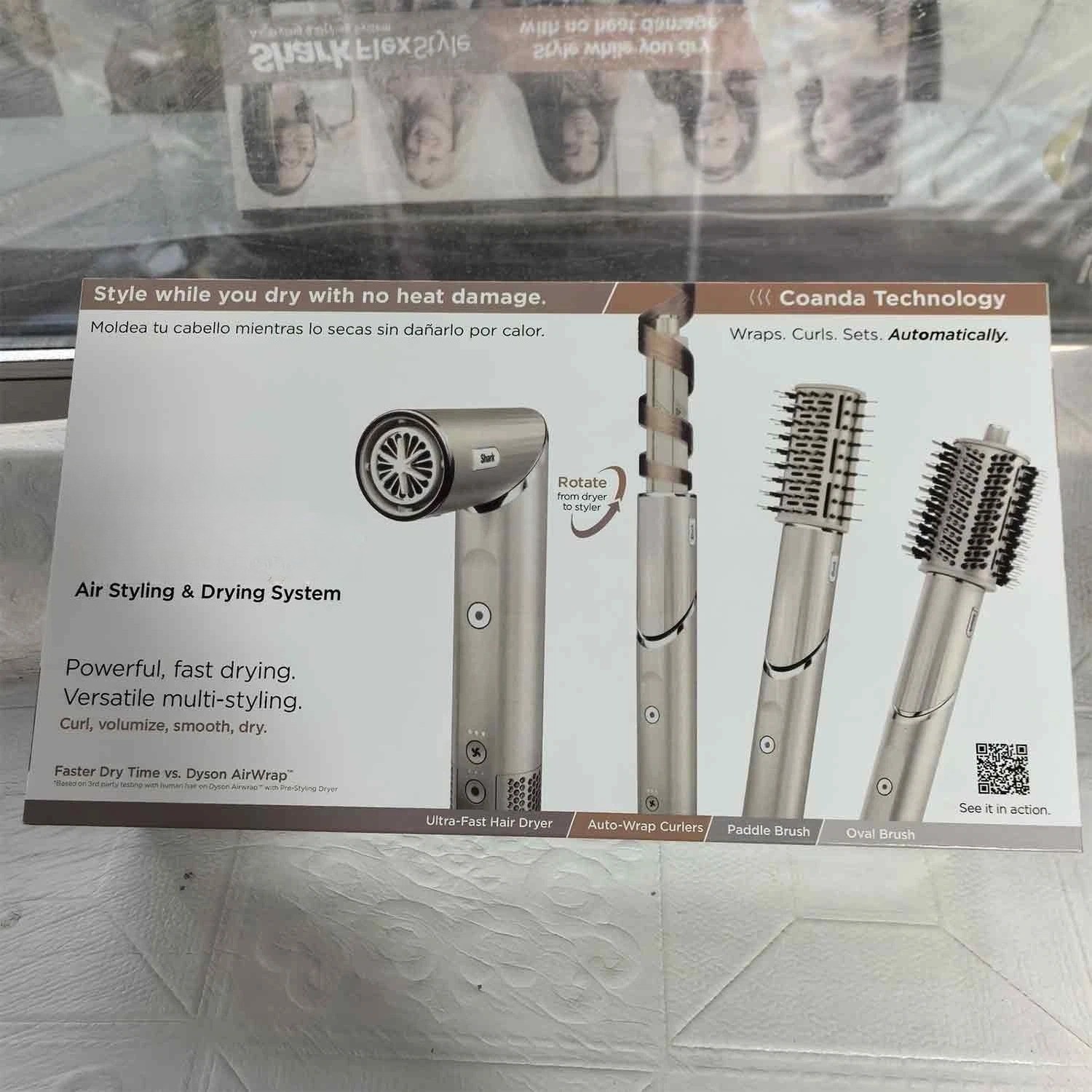 Shark Flex Style Air Drying & Styling System HD430 120V New