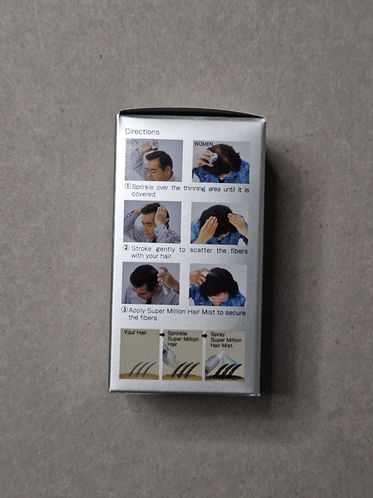 SUPER MILLION HAIR 20g X3 Light Blond Hair Loss Thining NO6 For Men & Women NEW