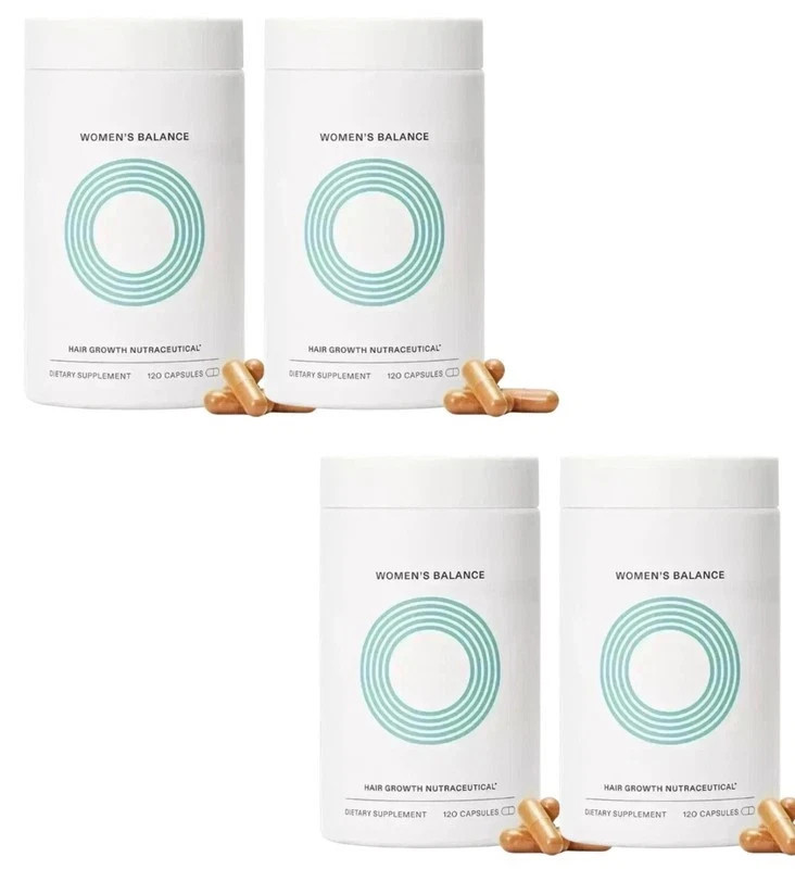 4 Pack Women’s Balance Growth Hair Supplements Premium,Ages 45 and up 120 Capsul