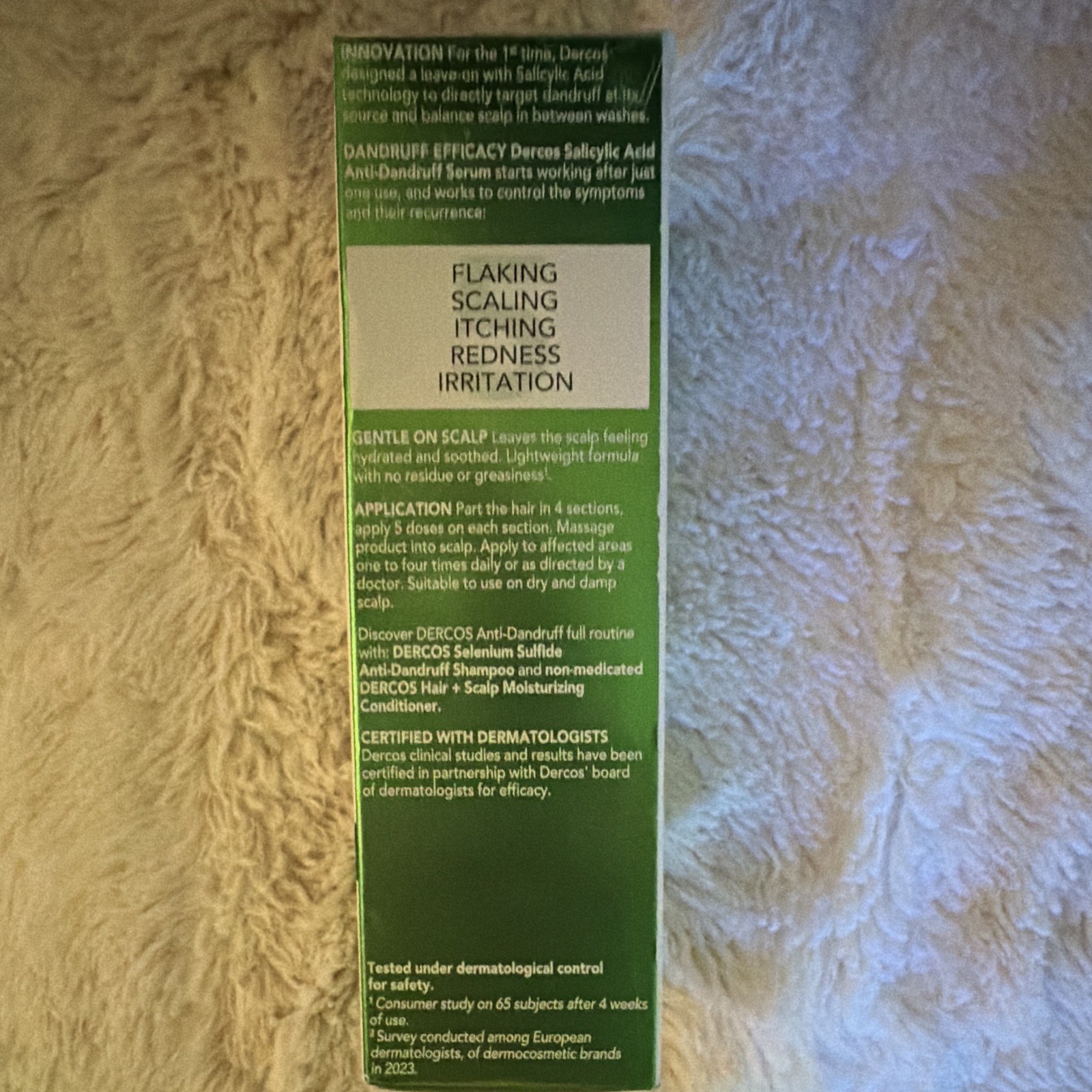 Vichy Dercos Salicylic Acid Anti-Dandruff Leave-On Serum 90 mL/3.04