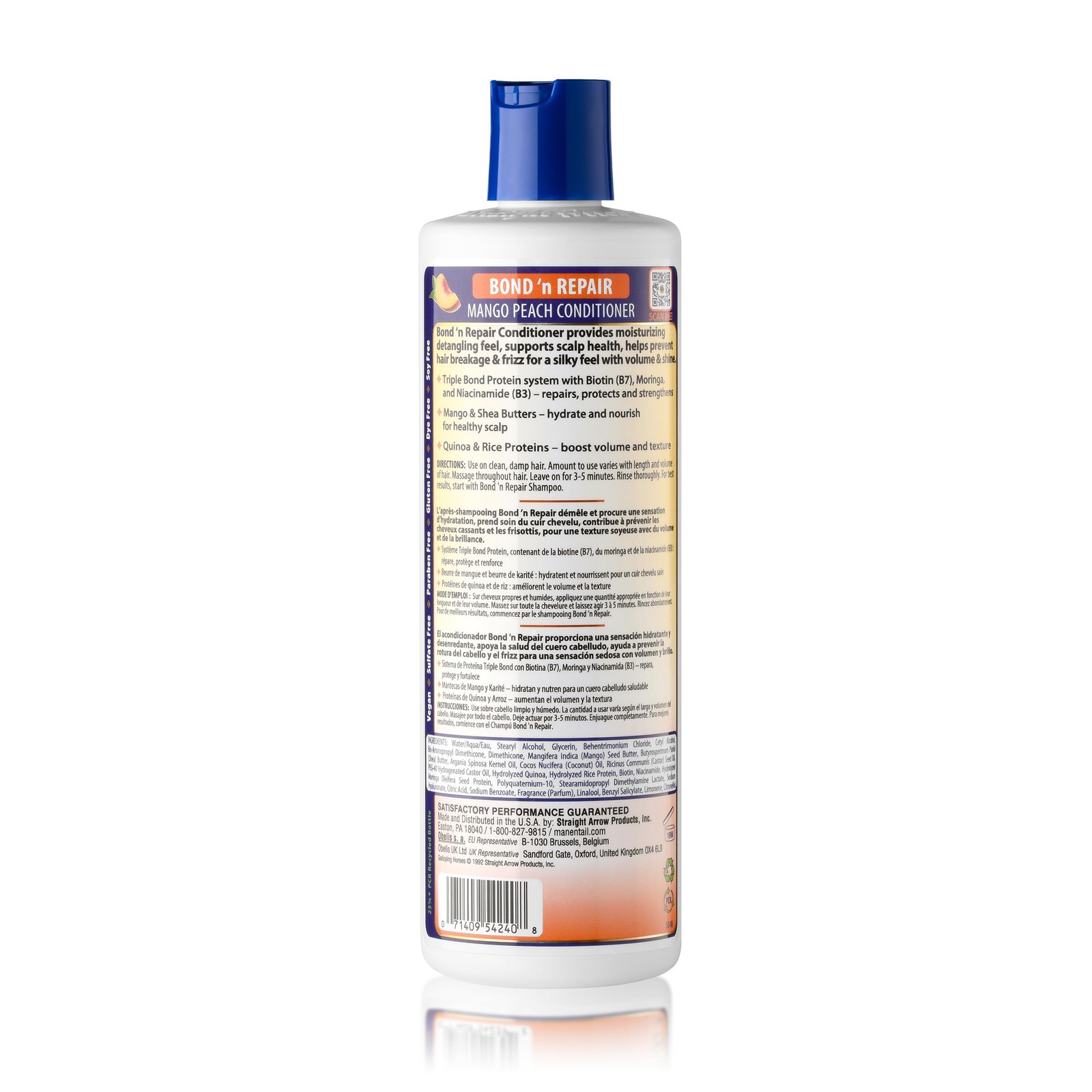 Mane ‘n Tail Bond ‘n Repair Conditioner 20oz Damaged Hair Anti-Breakage Frizz