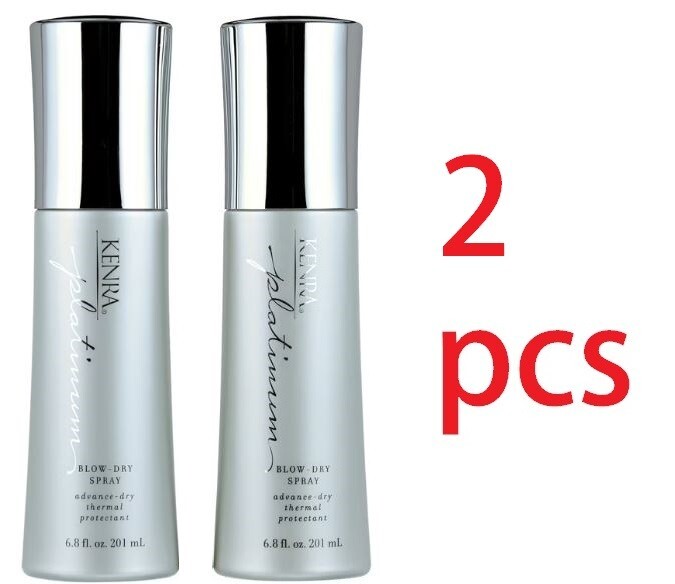 2 X Kenra Platinum Blow-Dry Spray 6.8 oz