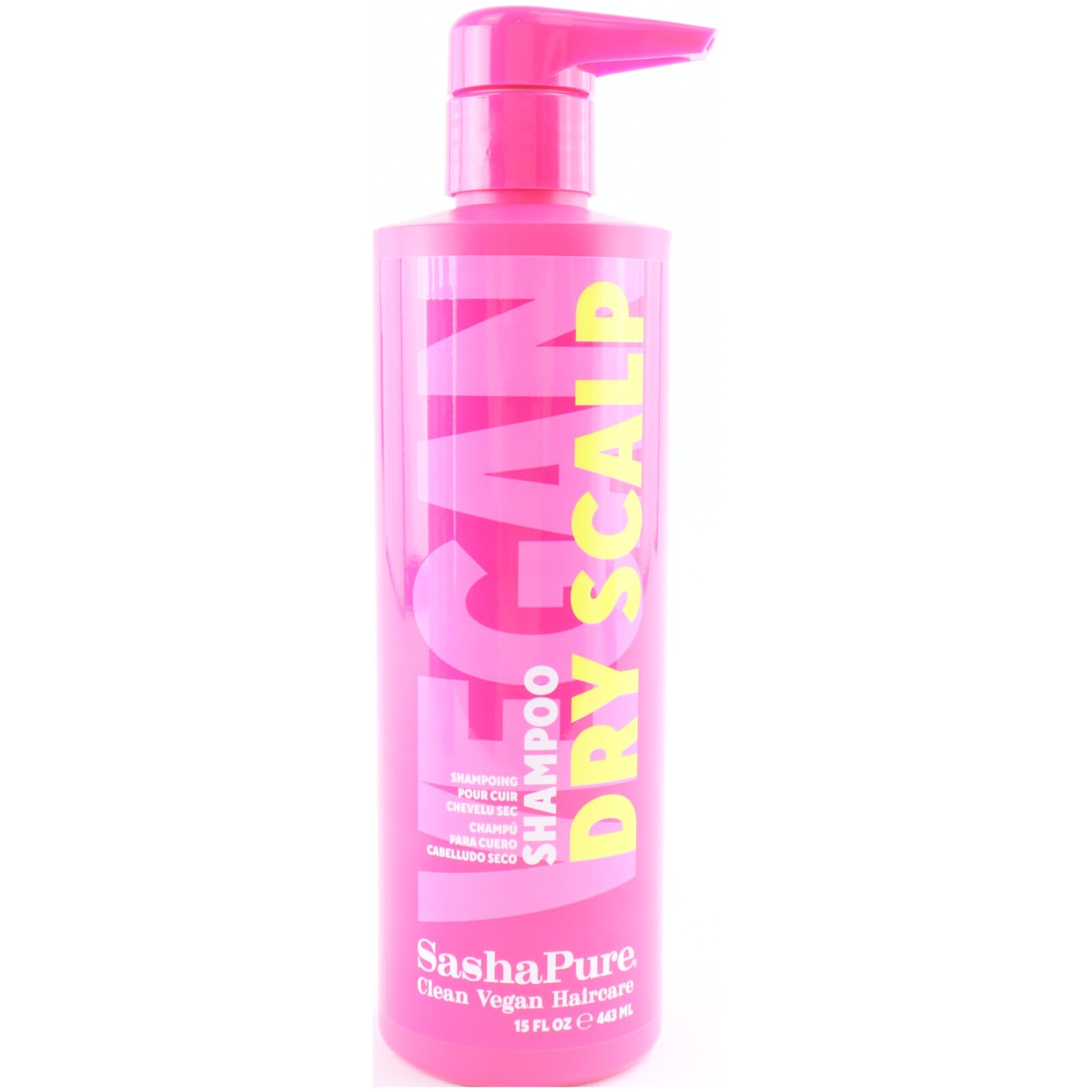 Sasha Pure Dry Scalp Shampoo 15oz – Soothing & Moisturizing Scalp Treatment