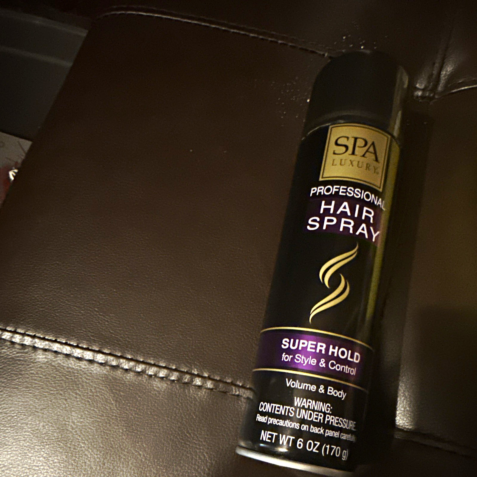 SPA Luxury Professional Hairspray Super Hold Spray for Hair, 6 oz Hold