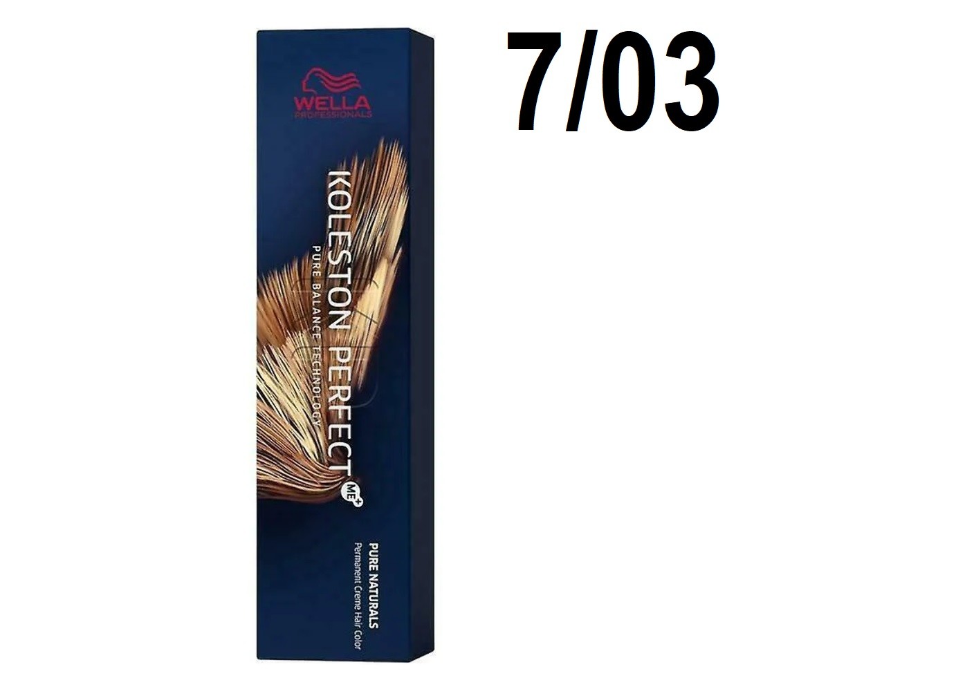 Wella Koleston Perfect ME+ Pure Naturals Medium Blonde Natural Gold 7/03 2 oz