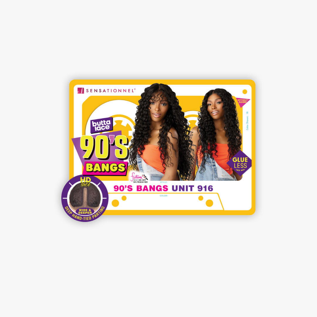 Sensationnel Butta Lace 90’s Bangs Hd Lace Front Wig – 90’s Bang Unit 916