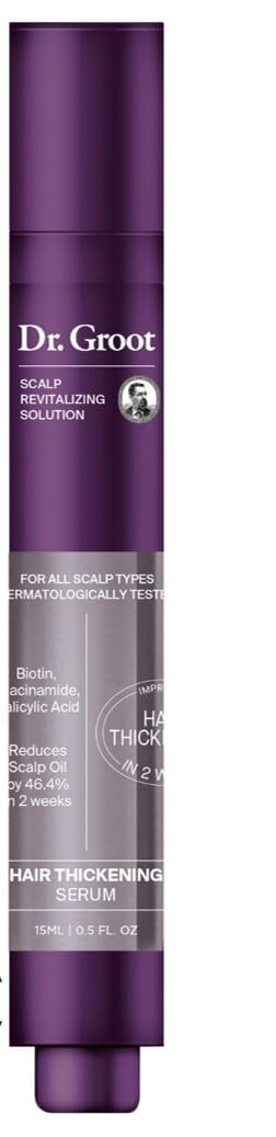 Dr. Groot Award-Winning Hair Thickening Serum for Hair Loss, Korean Hair Care…