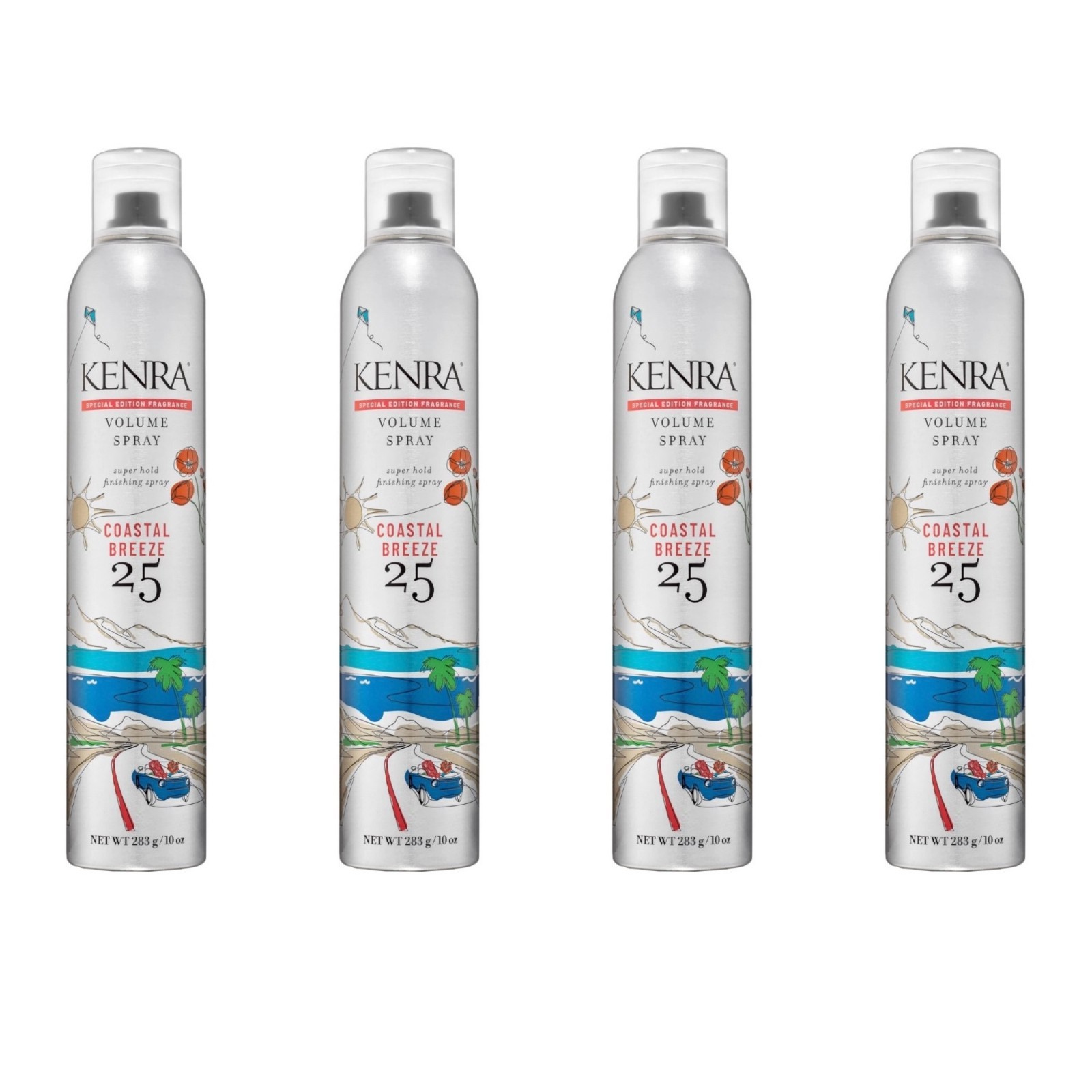 Kenra Professional Volume Spray 25 Super Hold – 10 OZ LIMITED EDITION (LOT OF 4)