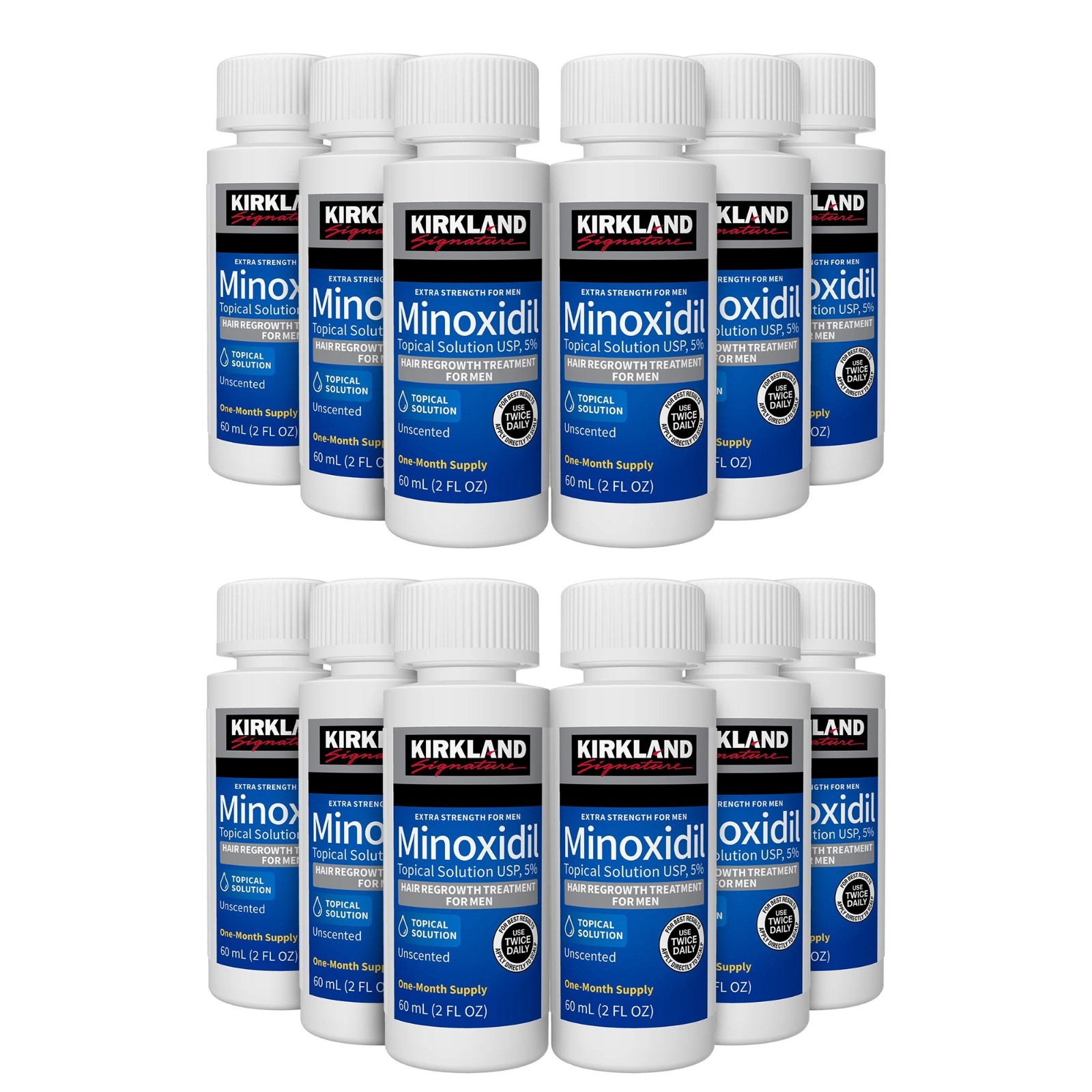 Kirkland Signature Minoxidil 5% Extra Strength 12 Month Supply Exp 03. 2028