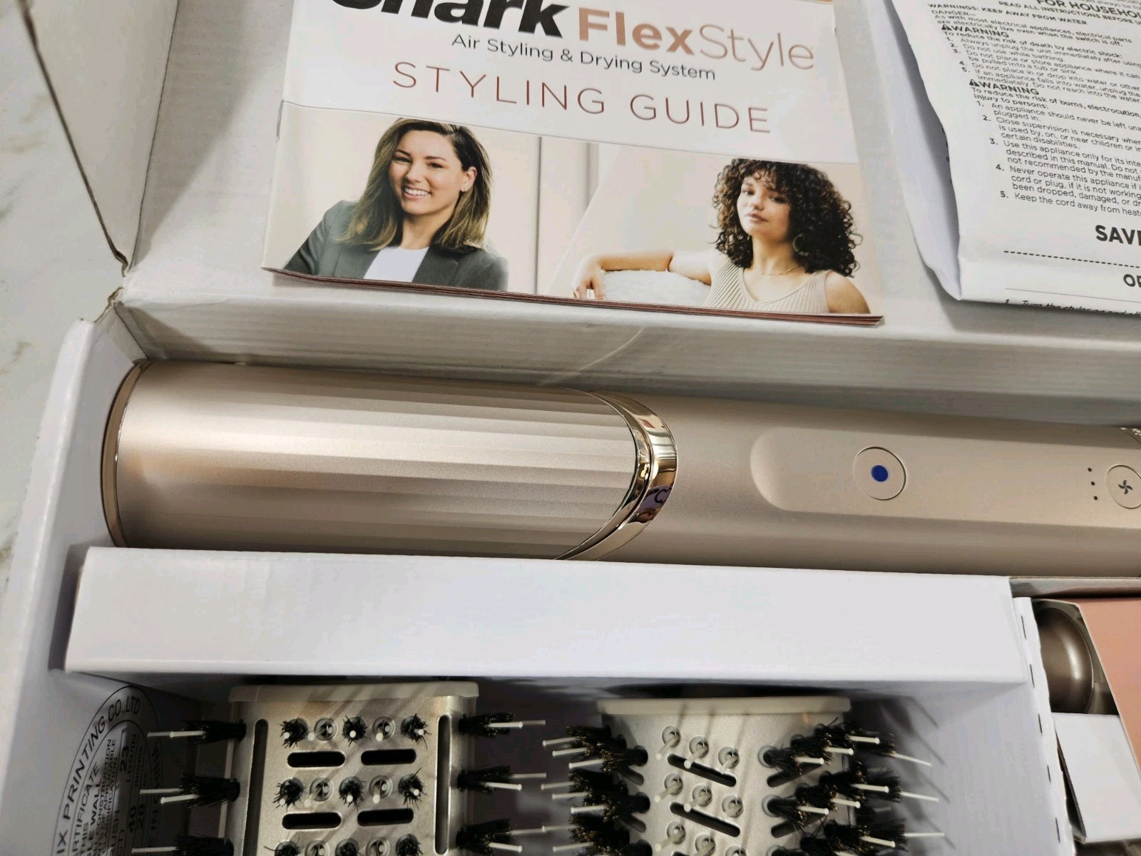 1300W Shark Flex Style Air Styling & Drying System – Stone (HD430) 120V,60HZ