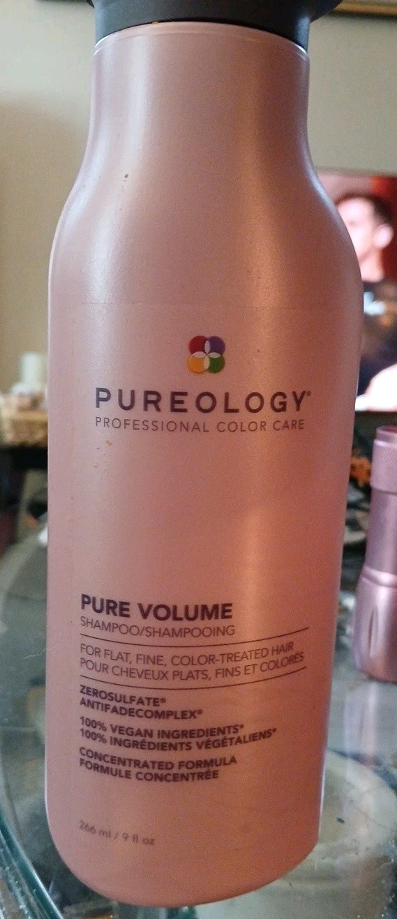 Pureology Pure Volume Shampoo 9 fl oz Volumizing 100% Vegan Ingredients