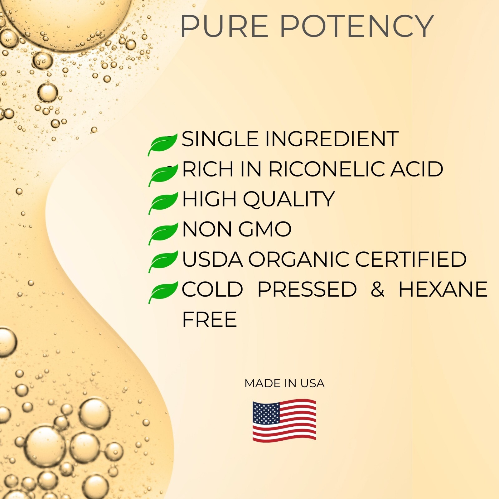Organic Castor Oil Cold Pressed,Hexane Free Unrefined-Glass Bottle & Pump 16oz