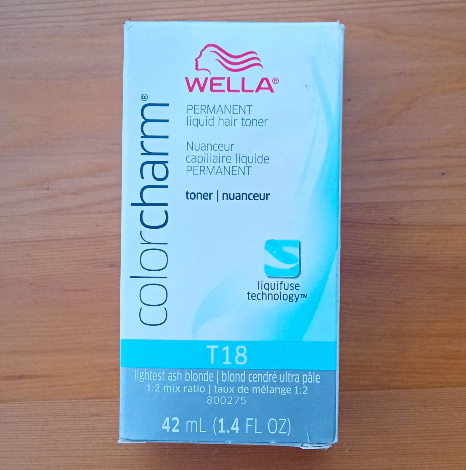 Wella Color Charm Liquid Hair Toner T18 Lightest Ash Blonde 42 mL Pro Only