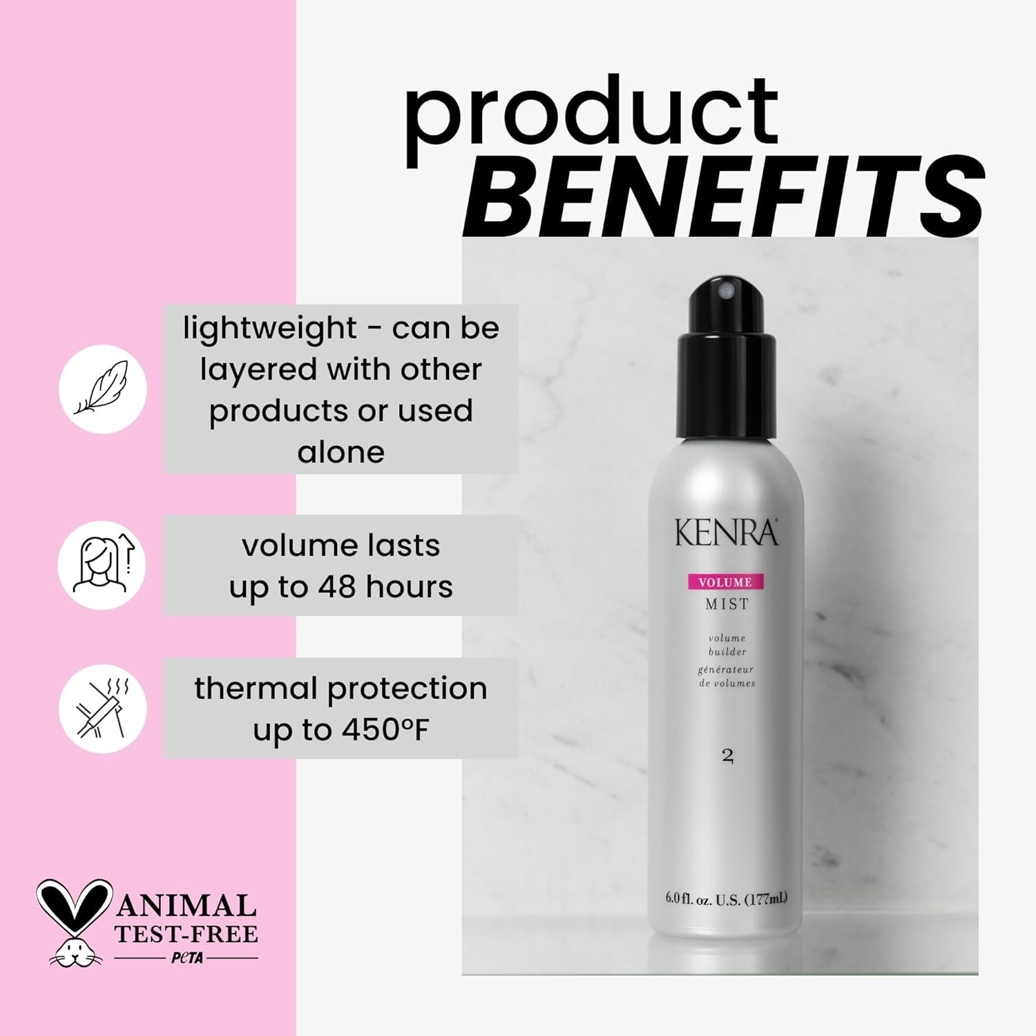 Kenra Volume Mist #2 Volume Builder 6 oz (2-Pack)