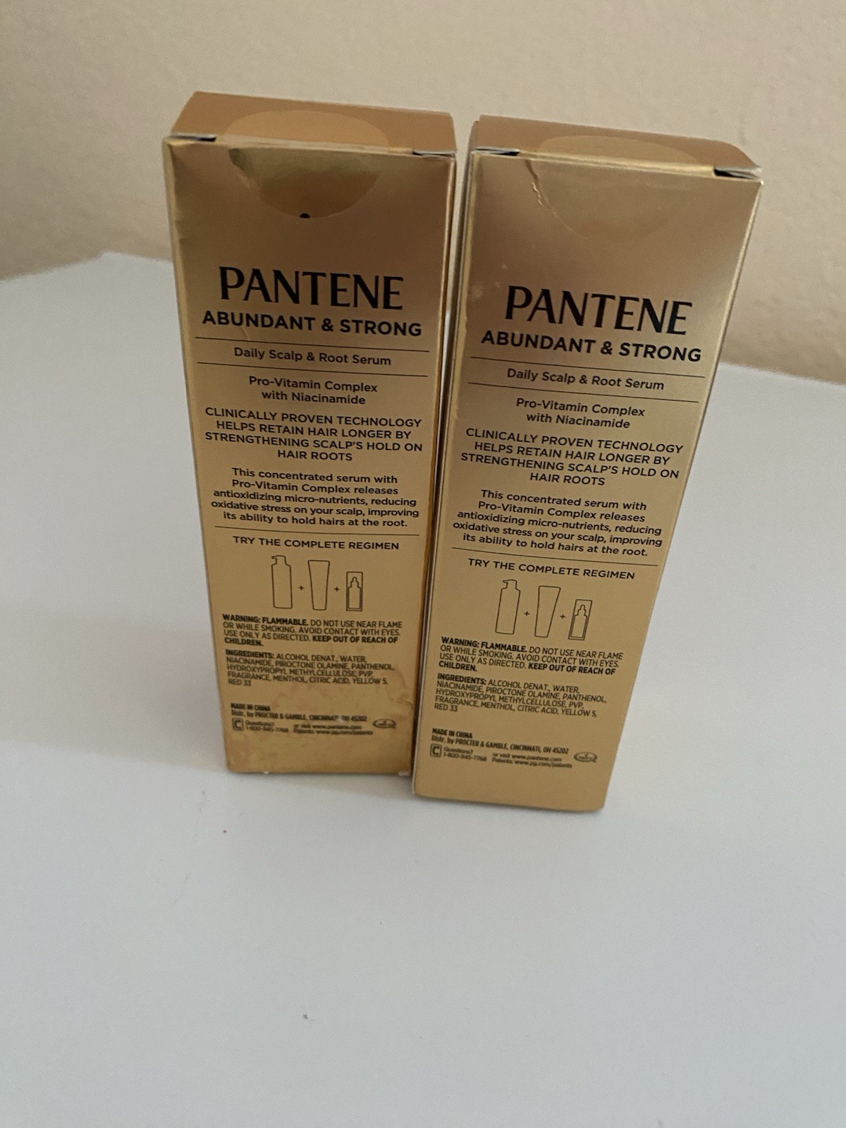 Pantene Hair Abundant Strong Scalp Root Serum 2 fl oz 2 Packs