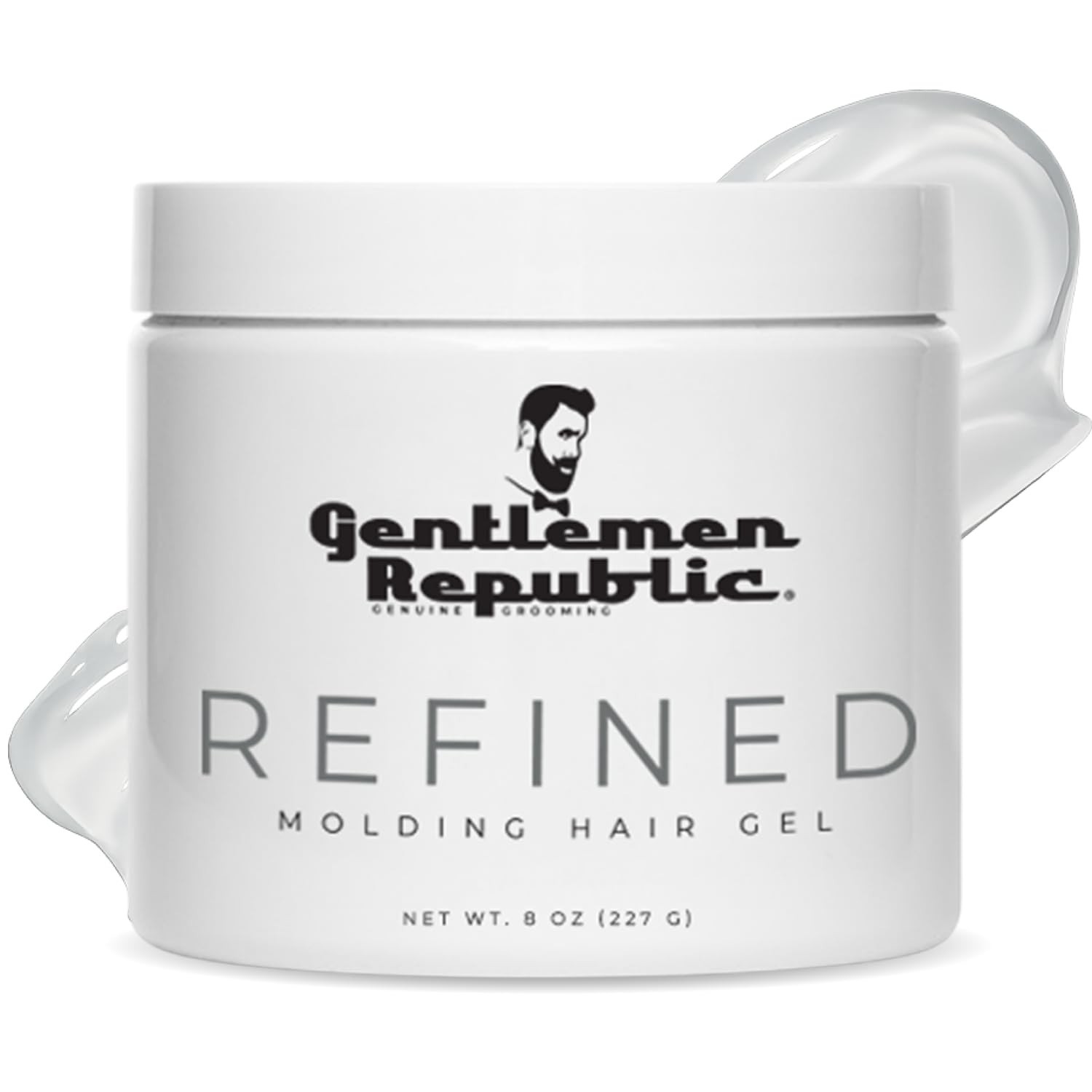 Gentlemen Republic Refined Hair Gel 8oz Alcohol-Free Made in USA