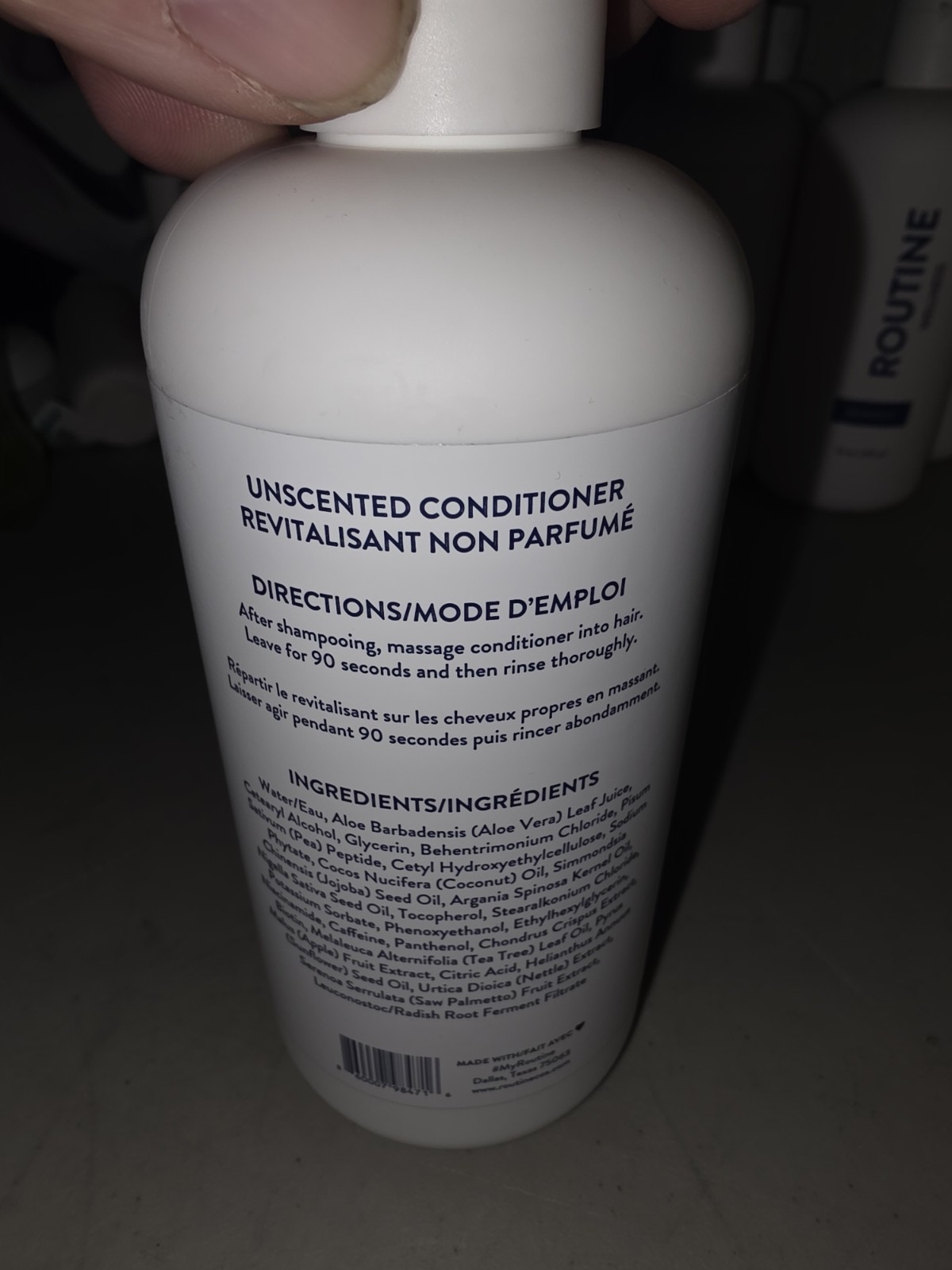 Routine Wellness Unscented Conditioner Revitalisant 14oz New