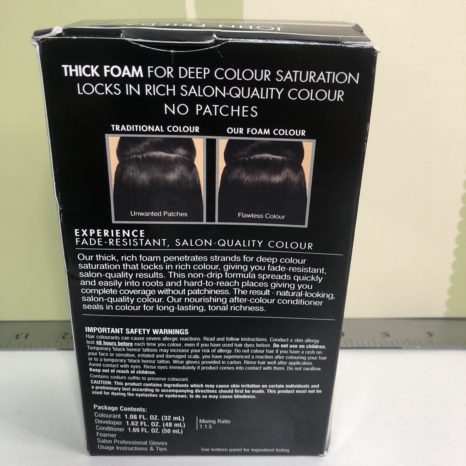 John Frieda Precision Foam Colour Luminous Black 2N Natural Black New in Box