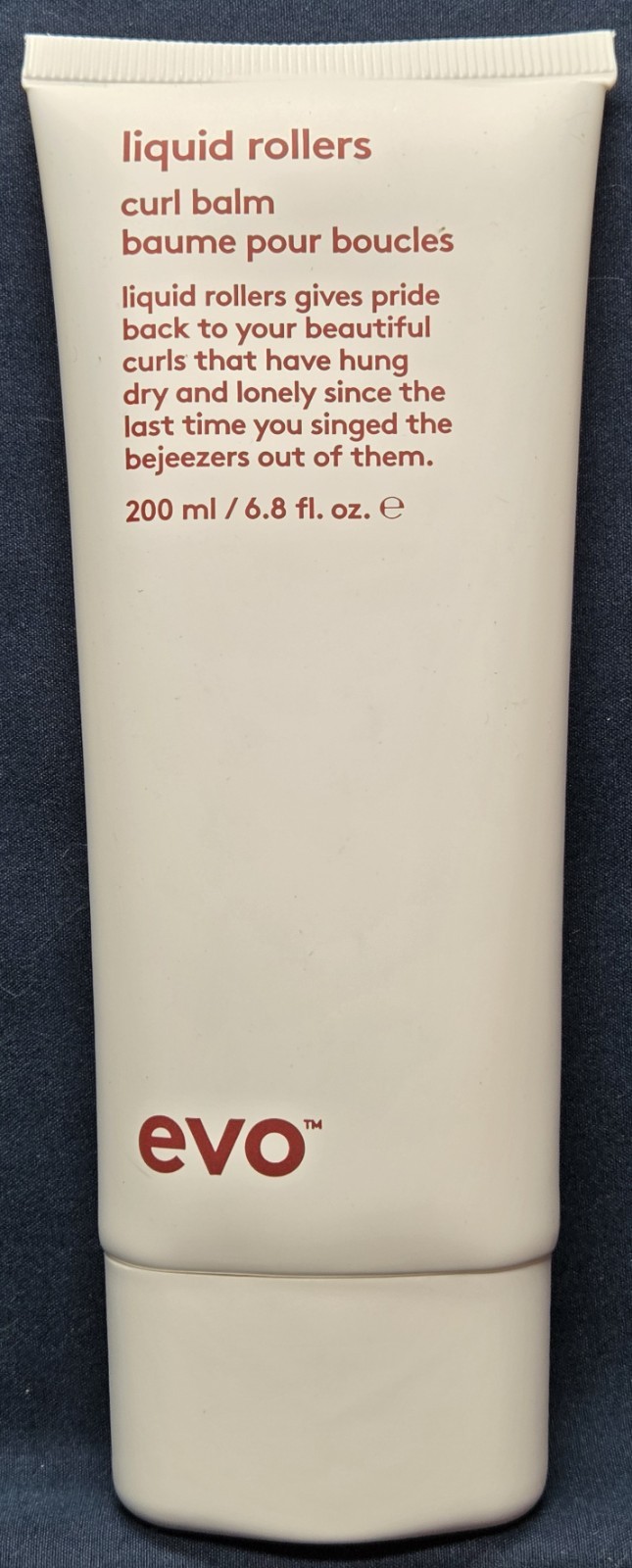 6.8 fl oz/200ml – EVO Liquid Rollers Curl Balm – Light hold curl balm