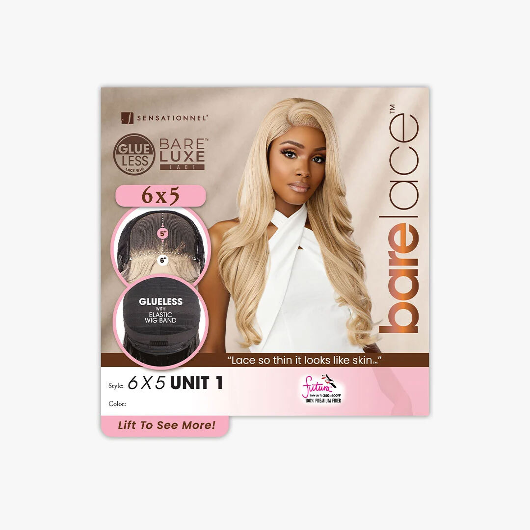 Sensationnel Bare Luxe Lace Glueless Closure Lacewig – 6×5 Unit 1