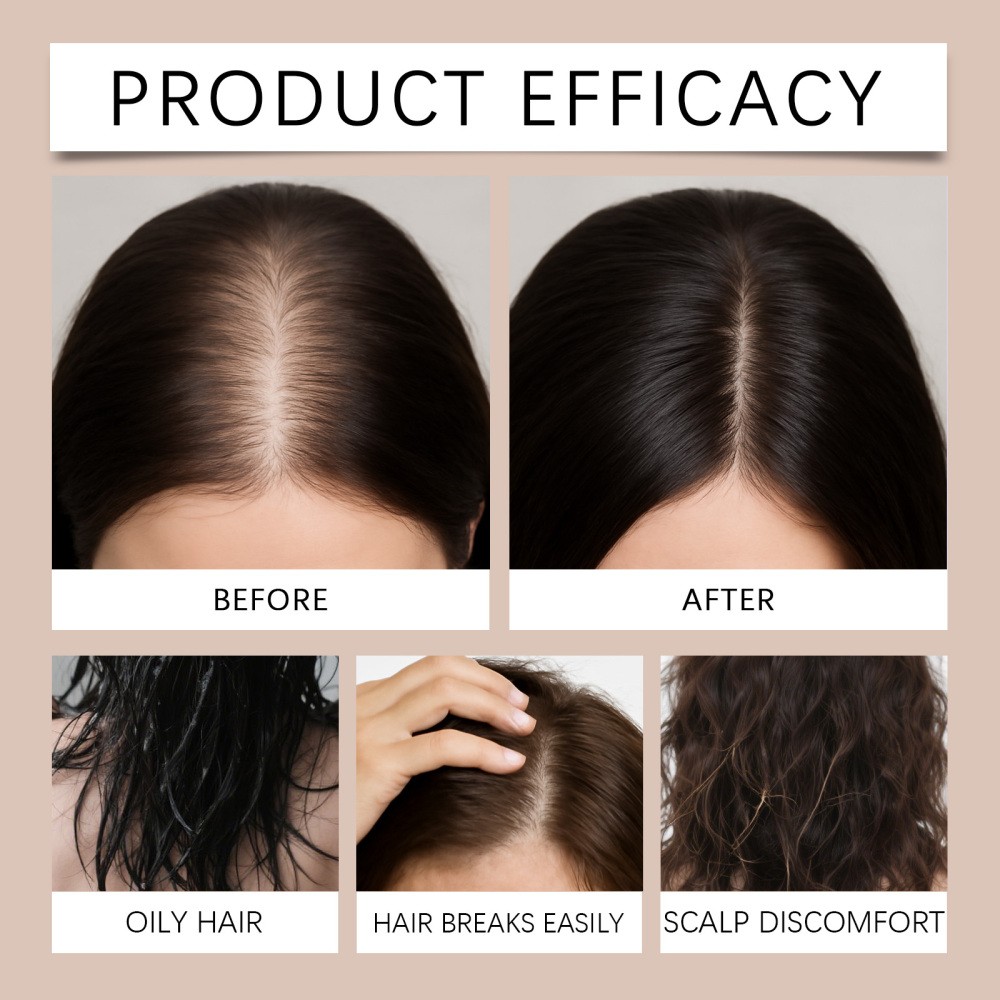 8PCS/SET MICRONEEDLE Hair Regrowth System, Advanced Hair Treatment Ginseng Serum