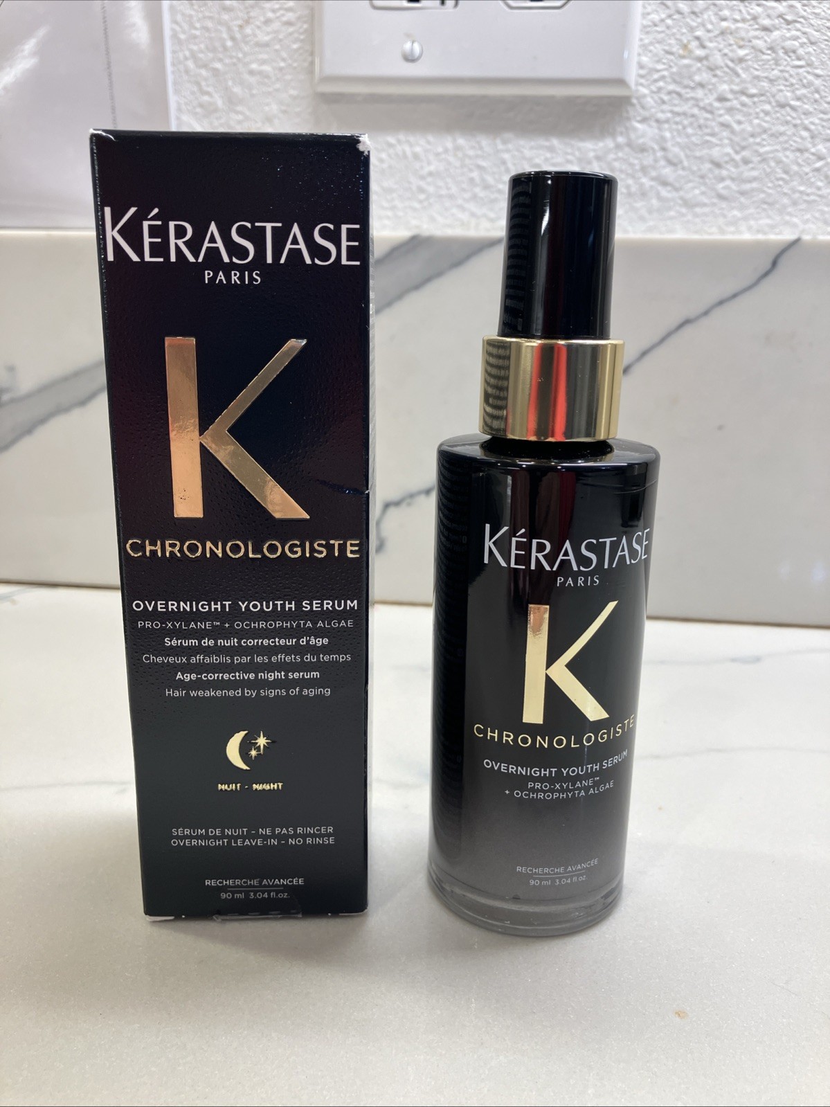 Kérastase Chronologiste Overnight Youth Serum 90ml Revitalizing Night Hair Serum