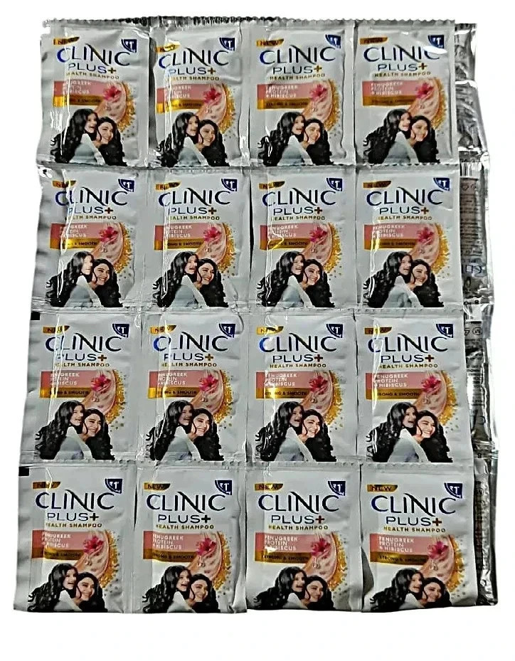 Clinic Plus Strength & Smooth With Fenugreek Protein Shampoo – Pack of 100