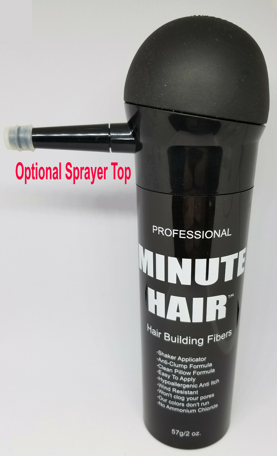 Minute Hair Building Fibers 57 GRAM FULL BOTTLE Hair Loss Cover Up Concealer