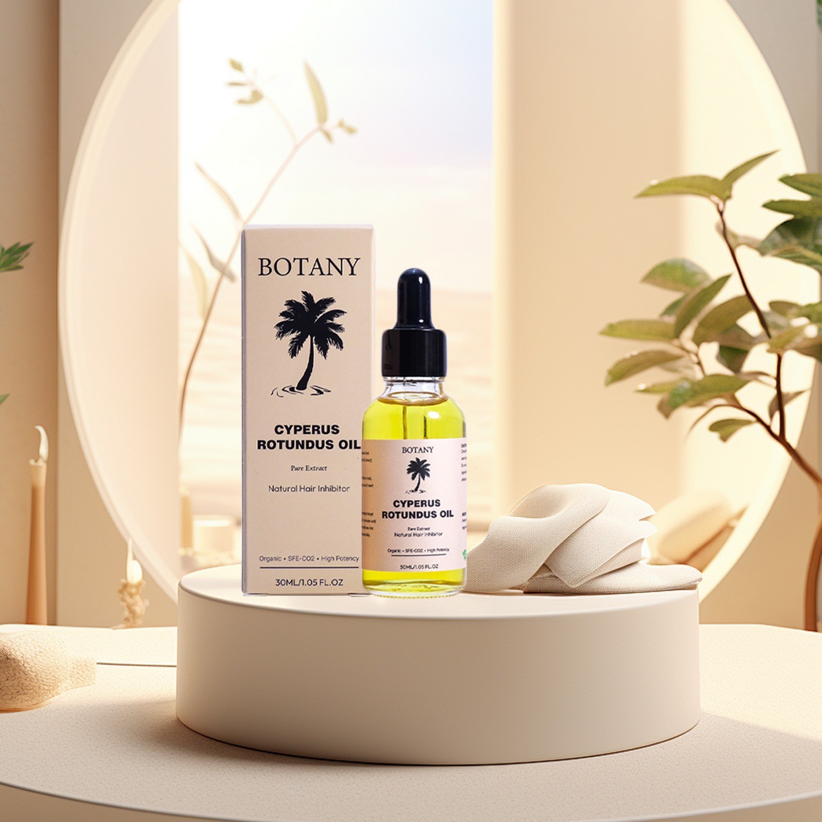 Cyperus Rotundus Oil 30 ml. Hair Inhibitor. Hair Retardant. Hair Removal.