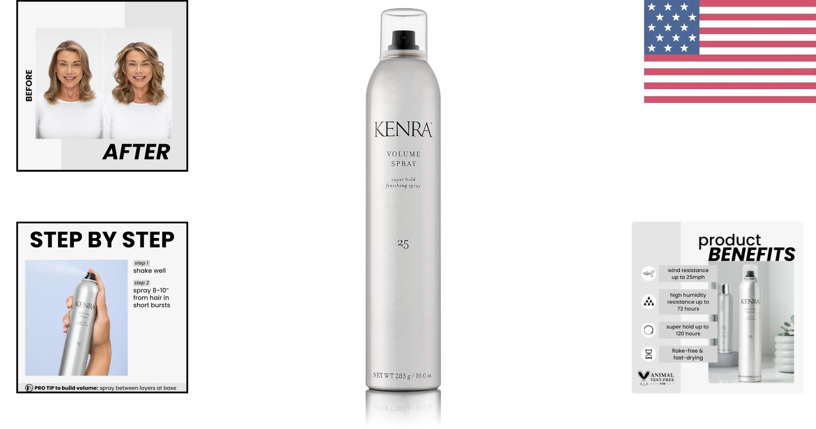 Flake-Free Super Hold Hairspray – Volume Spray 25, 10oz for All Hair Types