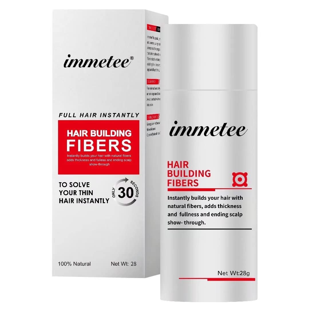 immetee Hair Building Fibers Powder Hair Fibers Hair Keratin Powder Building 28g