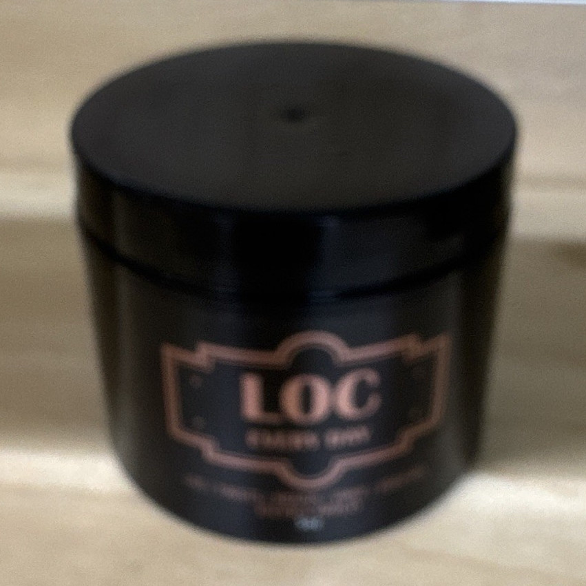 LOC Hair Styling Product Jar Black Container For Styling