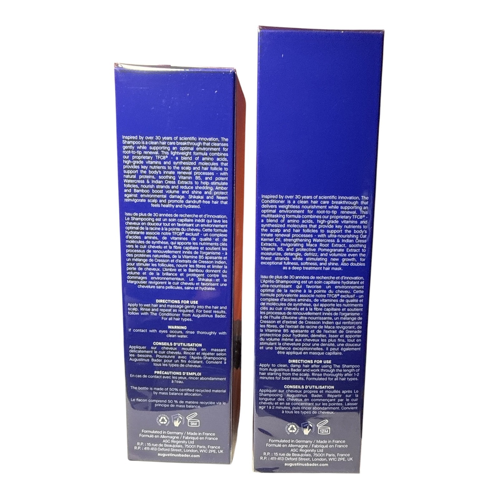 Augustinus Bader The Shampoo 6.7 FL OZ & The Conditioner 5 FL OZ, NIB & SEALED