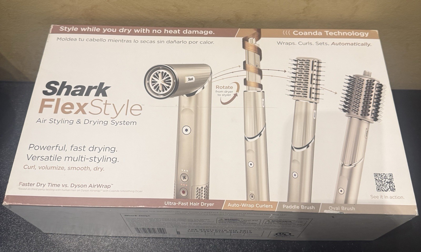 Shark Hd430 Flexstyle Air Styling And Hair Drying System With Five Attachments