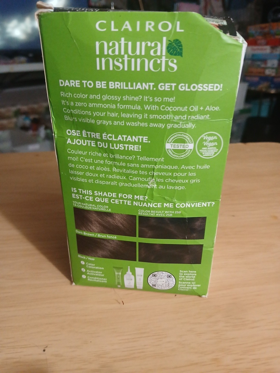 Clairol Natural Instincts Demi-Permanent Hair Dye,Ammonia-Free,Choose Your Shade