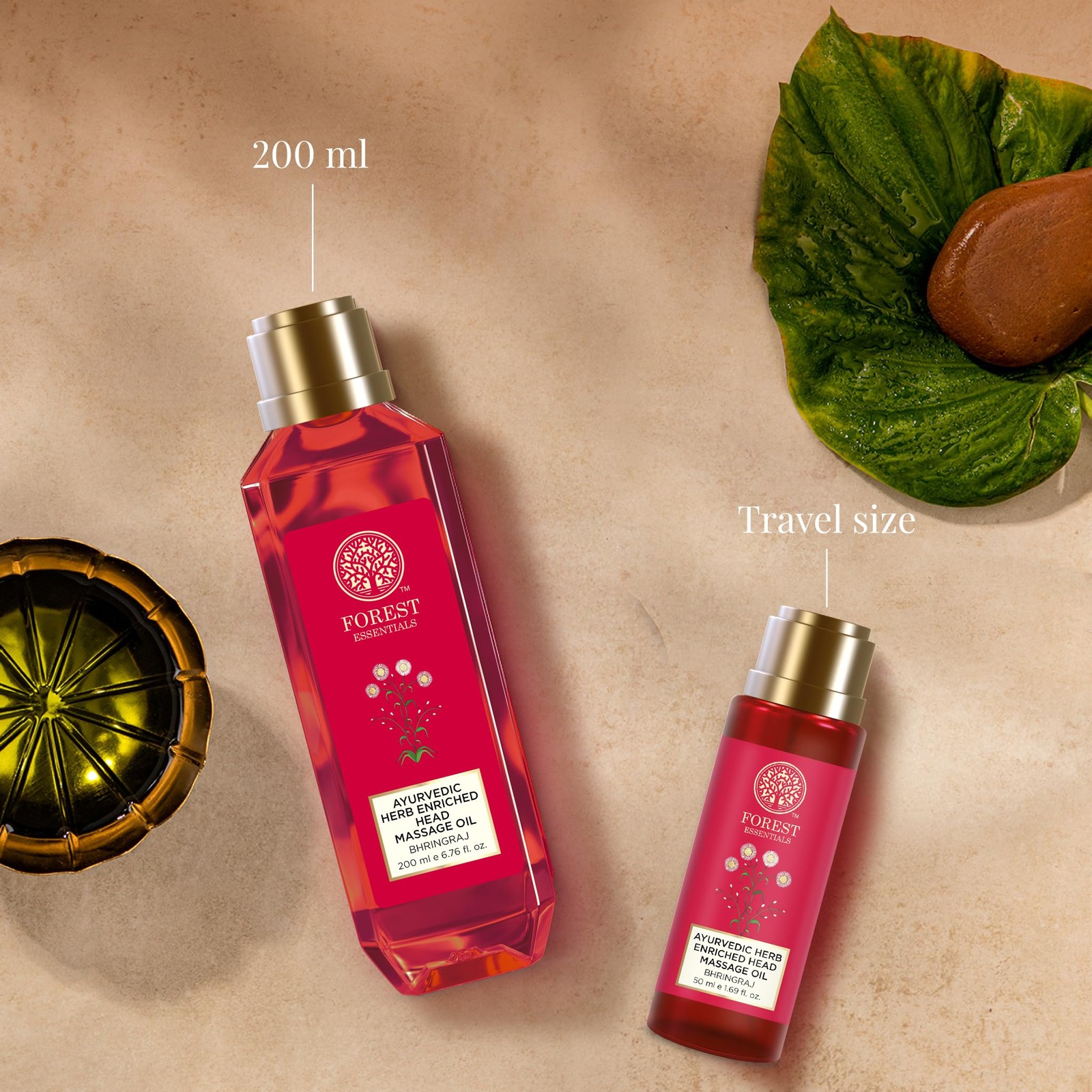 Forest Essentials Bhringraj Hair Oil | Ayurvedic Hair Growth & Dandruff Control