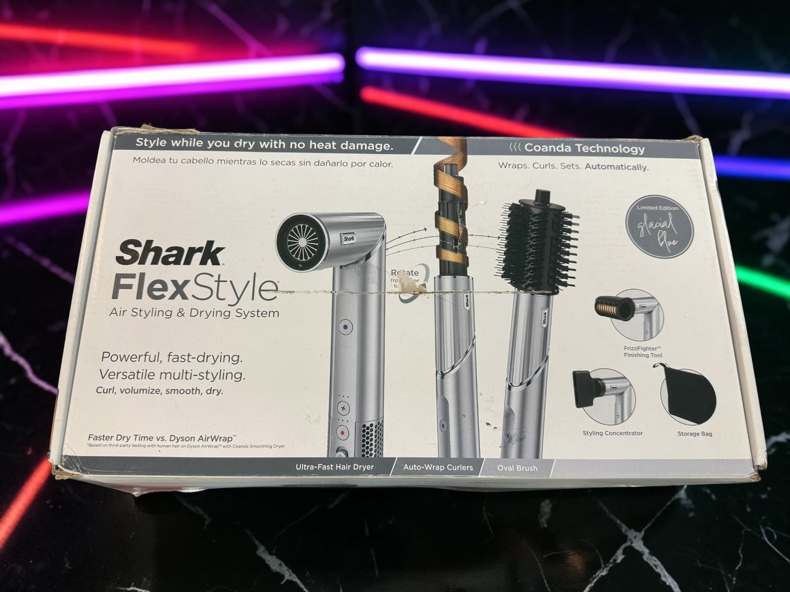 Shark Flex Style Air Styling & Drying System HD434WH 1600W Preowned