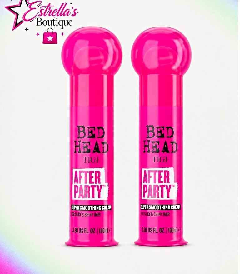 TIGI Bed Head After Party Smoothing Cream Anti-Frizz Shine 3.38oz [2 Pack]