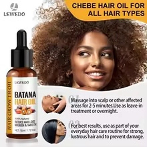 Batana Hair Oil 50ml Natural Hair Growth Oil Scalp Treatment for Thicker Hair