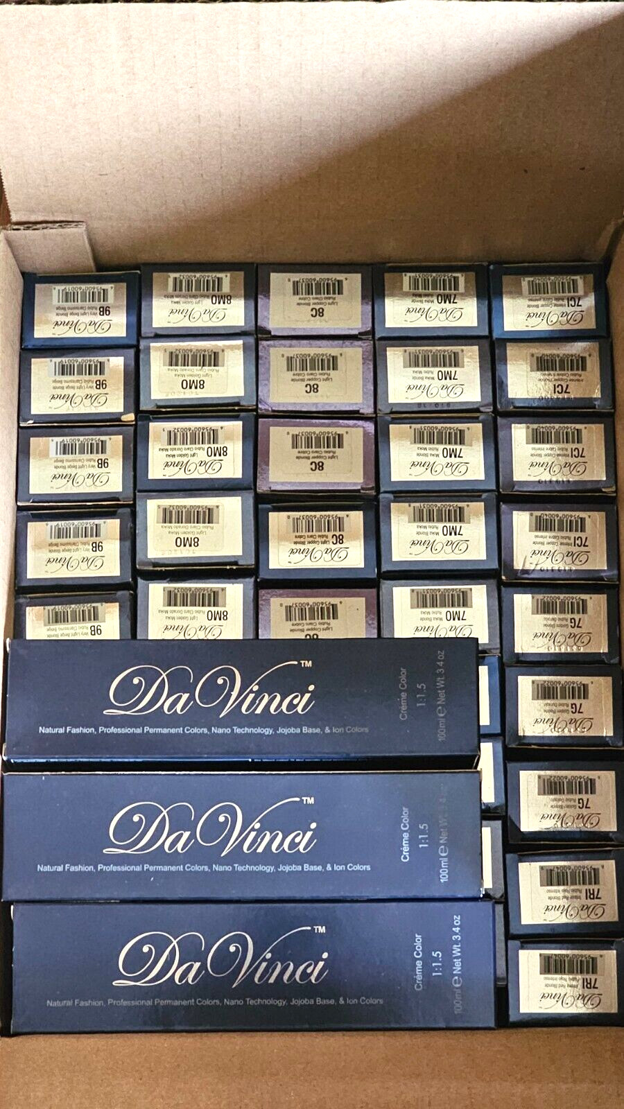 Da Vinci Permanent Hair Creme Color 1:1.5 – Choose Your Color ( 2 set )