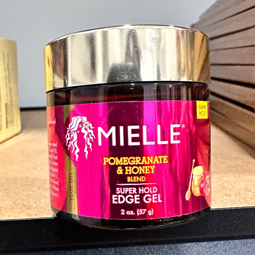 Mielle Pomegranate & Honey Super Hold Edge Gel Edge Control 2 oz Clear