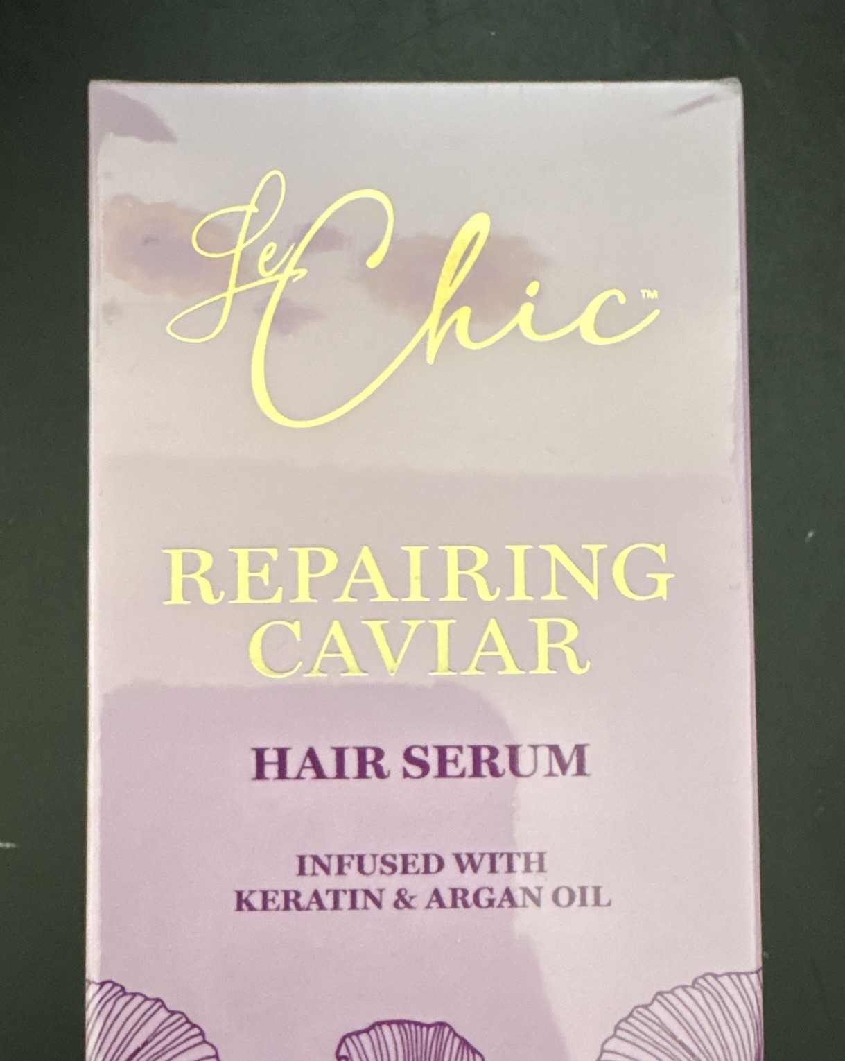 Le Chic Repairing Caviar Hair Serum Keratin Argan Oil Biotin Shine 1.69oz
