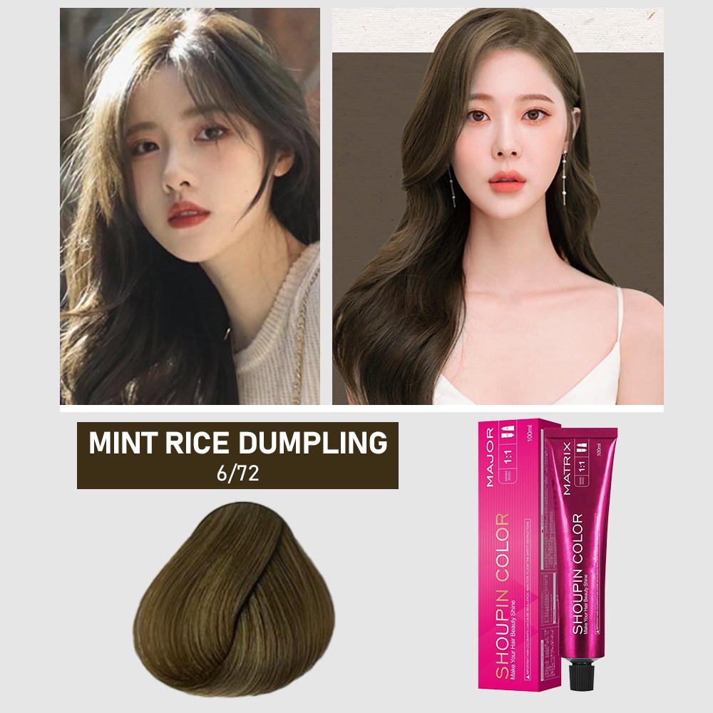 SHOUPIN Hair Coloring Shampoo Micro Tide Color Single Hair Cream 56 Colors 100ml
