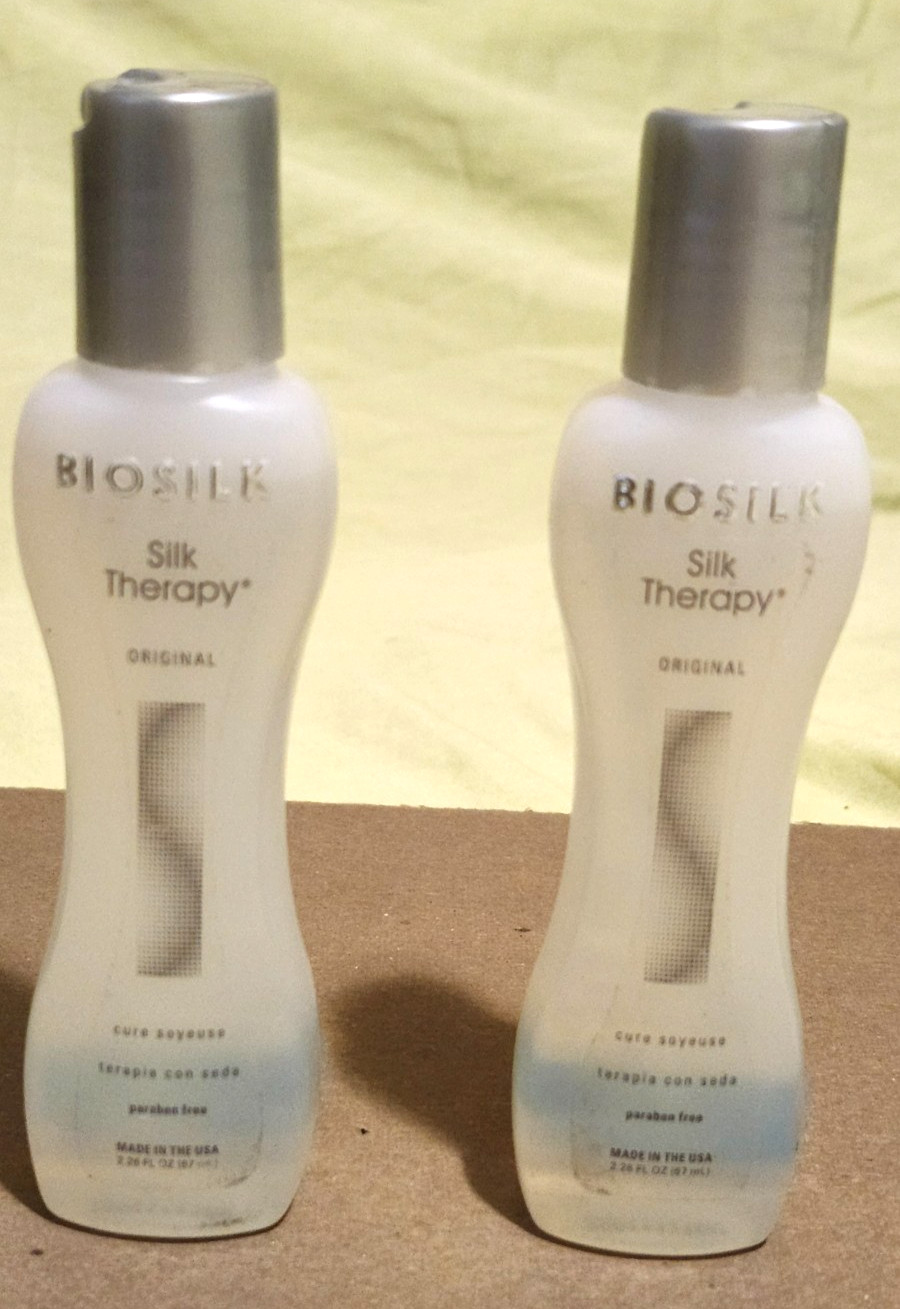 2 bottles Biosilk Silk Therapy Original 2.26 oz.-NEW