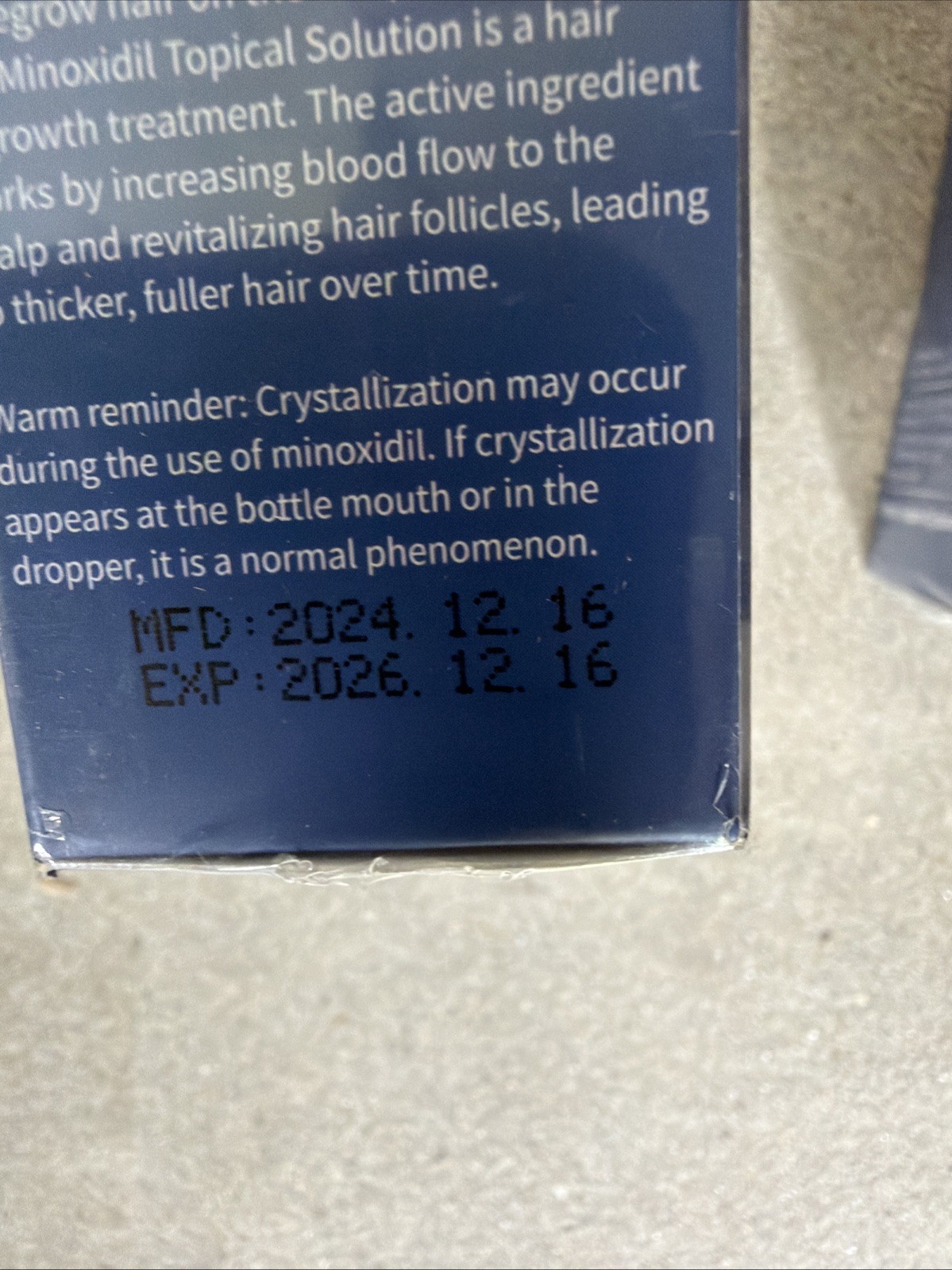 2 Bottles PDAM 5% Minoxidil Biotin Hair Growth Two Month Supply 2FL Oz Exp 12/26