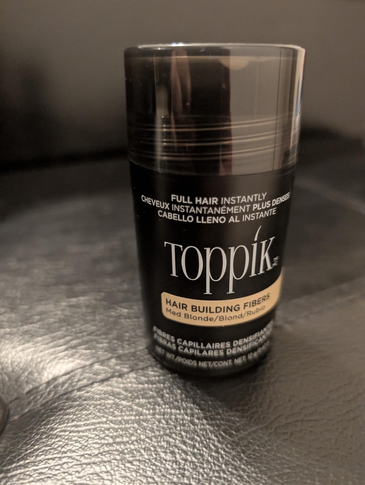 Toppik Hair Building Fibers Medium Blonde 12 g/0.42 oz Free Shipping From NJ