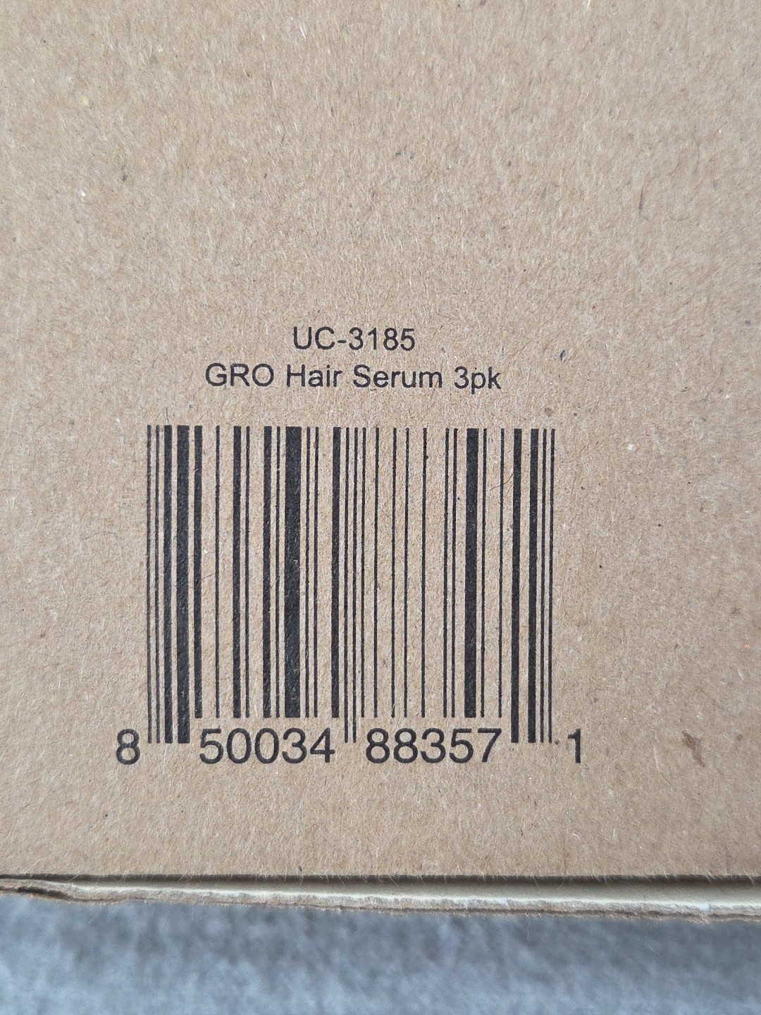 Vegamour GRO Thinning Hair Serum 90 Day Supply 3 Bottles NEW in Box Sealed